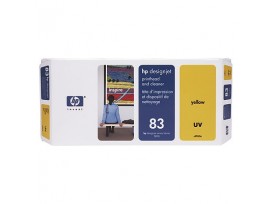 HP 83 Yellow UV Printhead and Printhead Cleaner