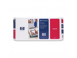 HP 80 Magenta Printhead and Printhead Cleaner