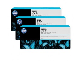 HP 771C 3-pack 775-ml Photo Black Designjet Ink Cartridges