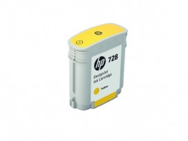 HP 728 40-ml Yellow DesignJet Ink Cartridge