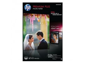 HP Premium Plus Glossy Photo Paper - 50 sht/10 x 15 cm