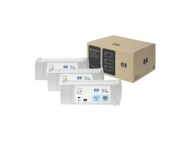 HP 83 3-pack 680-ml Light Cyan UV Cartridges