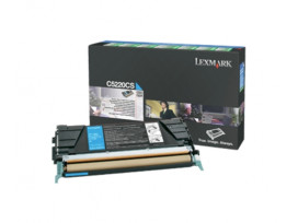 Lexmark C522, C524, C53x Cyan Return Programme Toner Cartridge (3K)