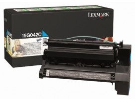 Lexmark C752, C762 Cyan High Yield Return Programme Print Cartridge (15K)
