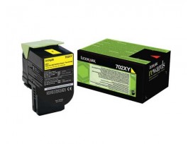Lexmark 702XY Yellow Extra High Yield Return Program Toner Cartridge