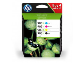 HP 903XL High Yield C/M/Y/K Original Ink Cartridge, 4-pack