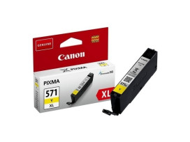 Canon CLI-571XL Y + Canon Plus Glossy II PP-201, 10x15 cm, 100 sheets