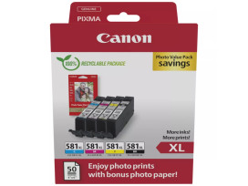 Canon CLI-581 XL C/M/Y/BK PVP
