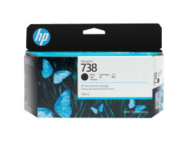 HP 738 130-ml Black DesignJet Ink Cartridge