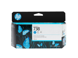 HP 738 130-ml Cyan DesignJet Ink Cartridge