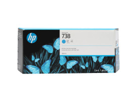 HP 738 300-ml Cyan DesignJet Ink Cartridge