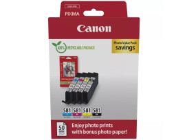 Canon CLI-581 C/M/Y/BK  Photo Value Pack