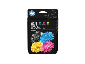 HP 951CMY/950XLBlk Ink Crtg Cmbo 4-Pk