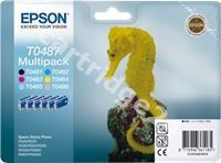 EPSON - Оригинална  мастилница   T04874010 Multipack (Bk, C, M, Y. LC, LM)