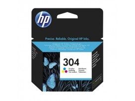 HP - Оригинална мастилница 304 Tri-color,  N9K05AE