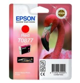 Epson T0877 Red Ink Cartridge - Retail Pack (untagged) for Stylus Photo R1900