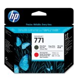 HP 771 Matte Black/Chromatic Red Designjet Printhead