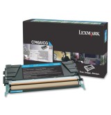 Lexmark C746, C748 Cyan Return Program Toner Cartridge