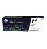 HP 305X Black Dual Pack LaserJet Toner Cartridge