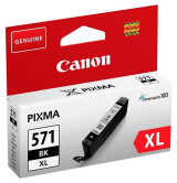 Canon CLI-571XL BK + Canon Plus Glossy II PP-201, 10x15 cm, 100 sheets