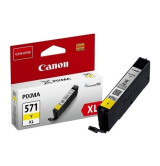 Canon CLI-571XL Y + Canon Plus Glossy II PP-201, 10x15 cm, 100 sheets