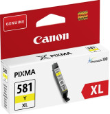 Canon CLI-581 XL Y + Canon Photo Paper Variety Pack A4 & 10 x 15cm (VP-101)